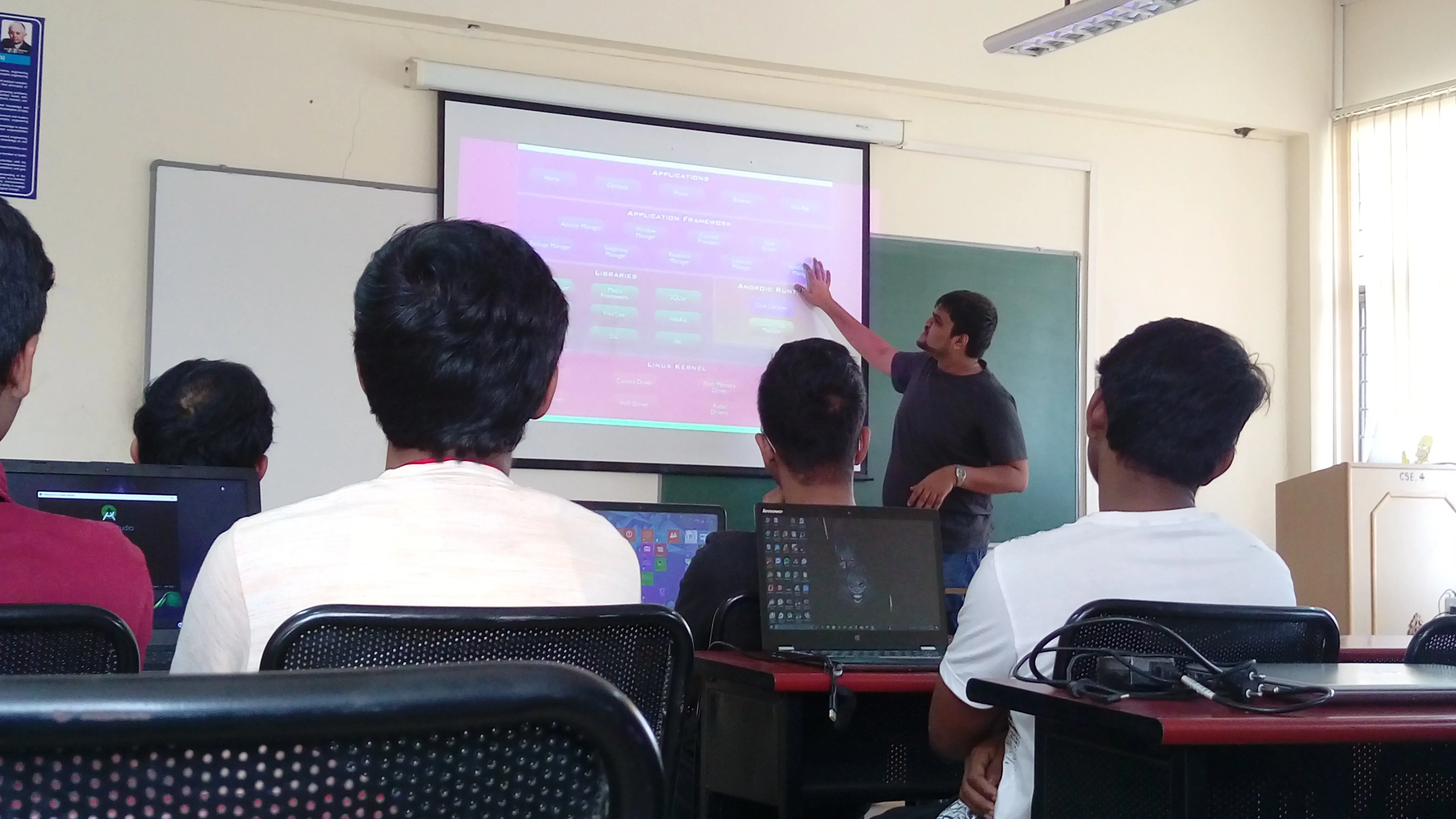 Introductory Android Development Workshop at BMSCE — photo 3