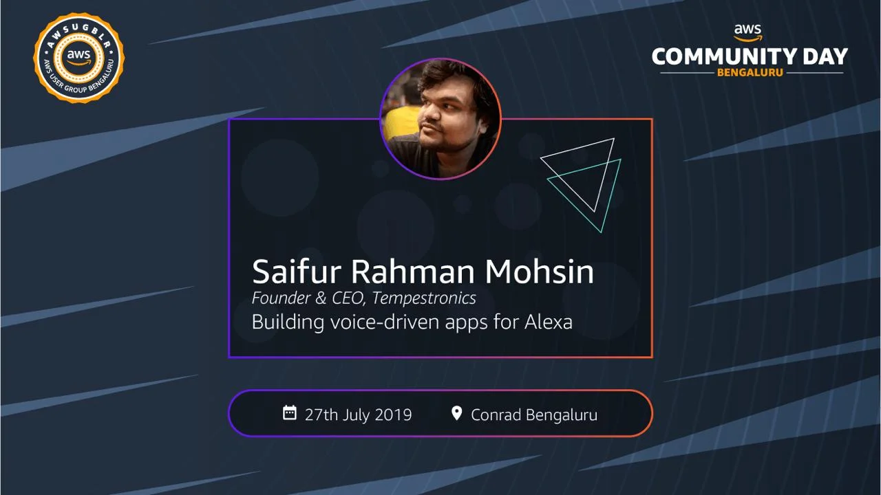 AWS Community Day Bengaluru 2019
